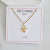 Birth Flower Necklaces - Waterproof