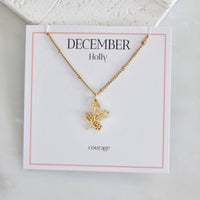 Birth Flower Necklaces - Waterproof