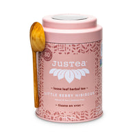 Little Berry Hibiscus Tin & Spoon - Organic, Fair Herbal Tea
