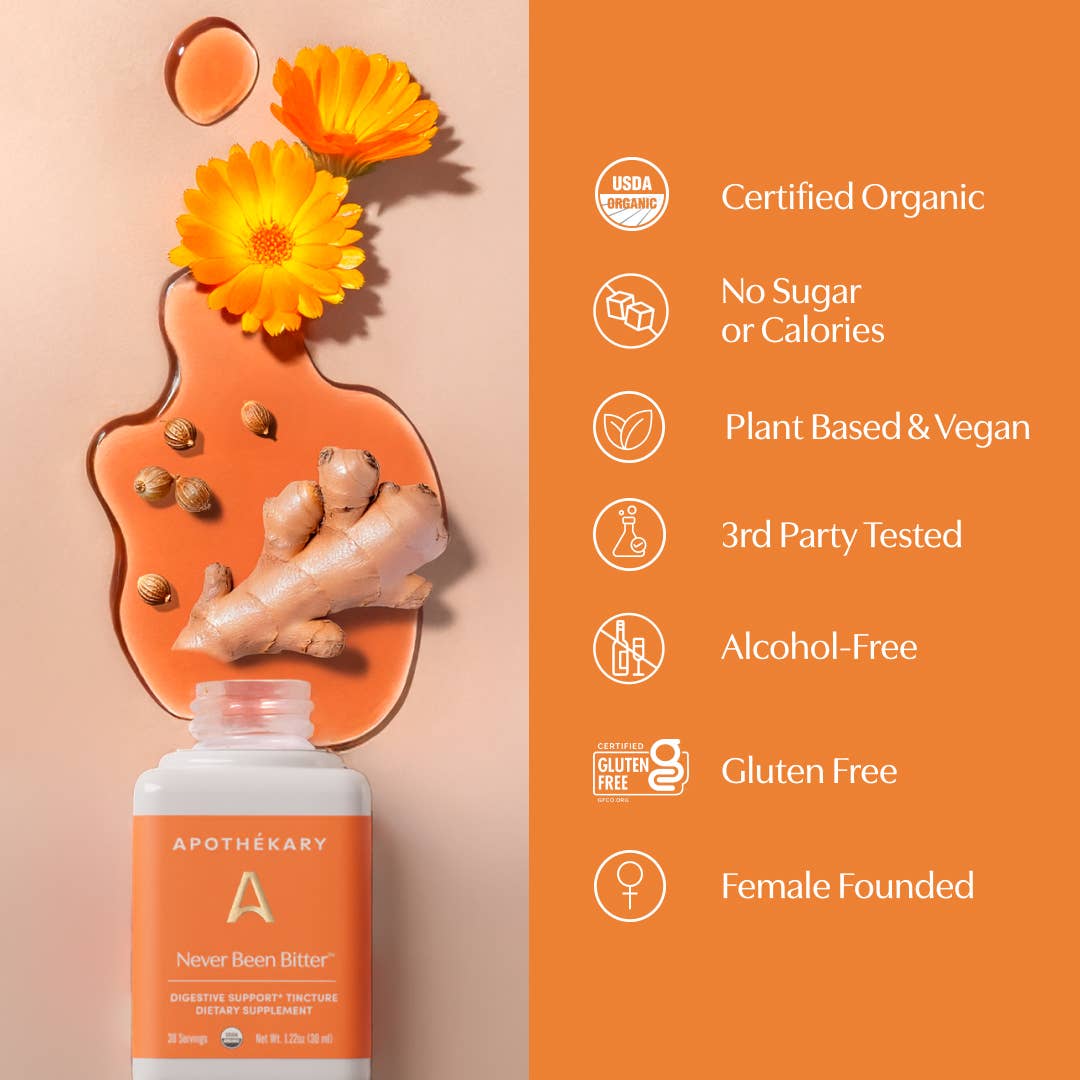 Never Been Bitter™ - digestive relief drops
