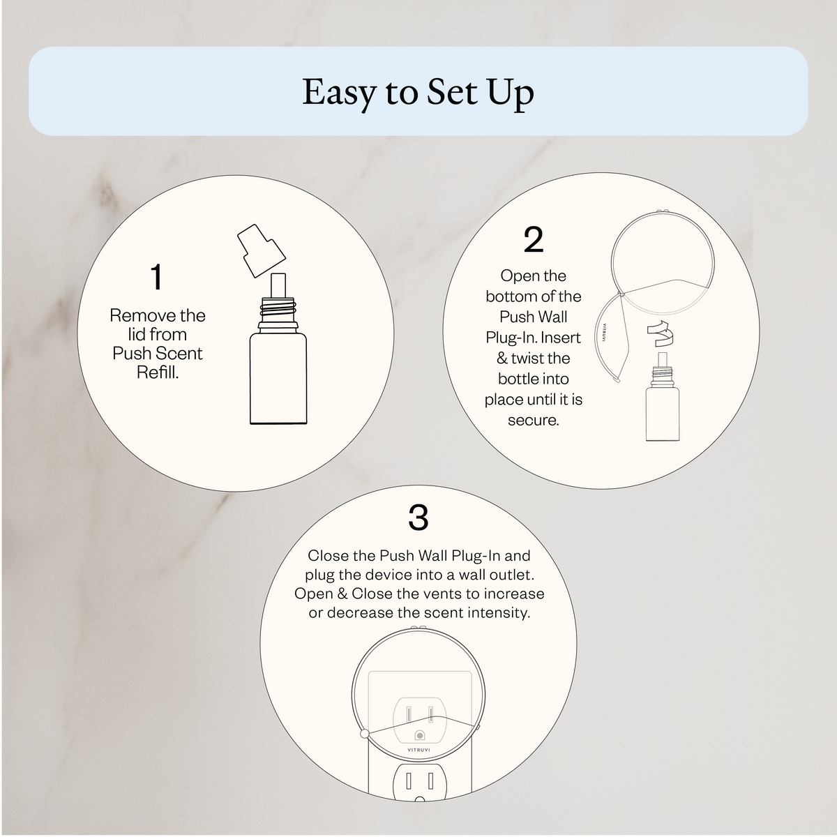 Vanilla Mint Push Wall Diffuser Refill