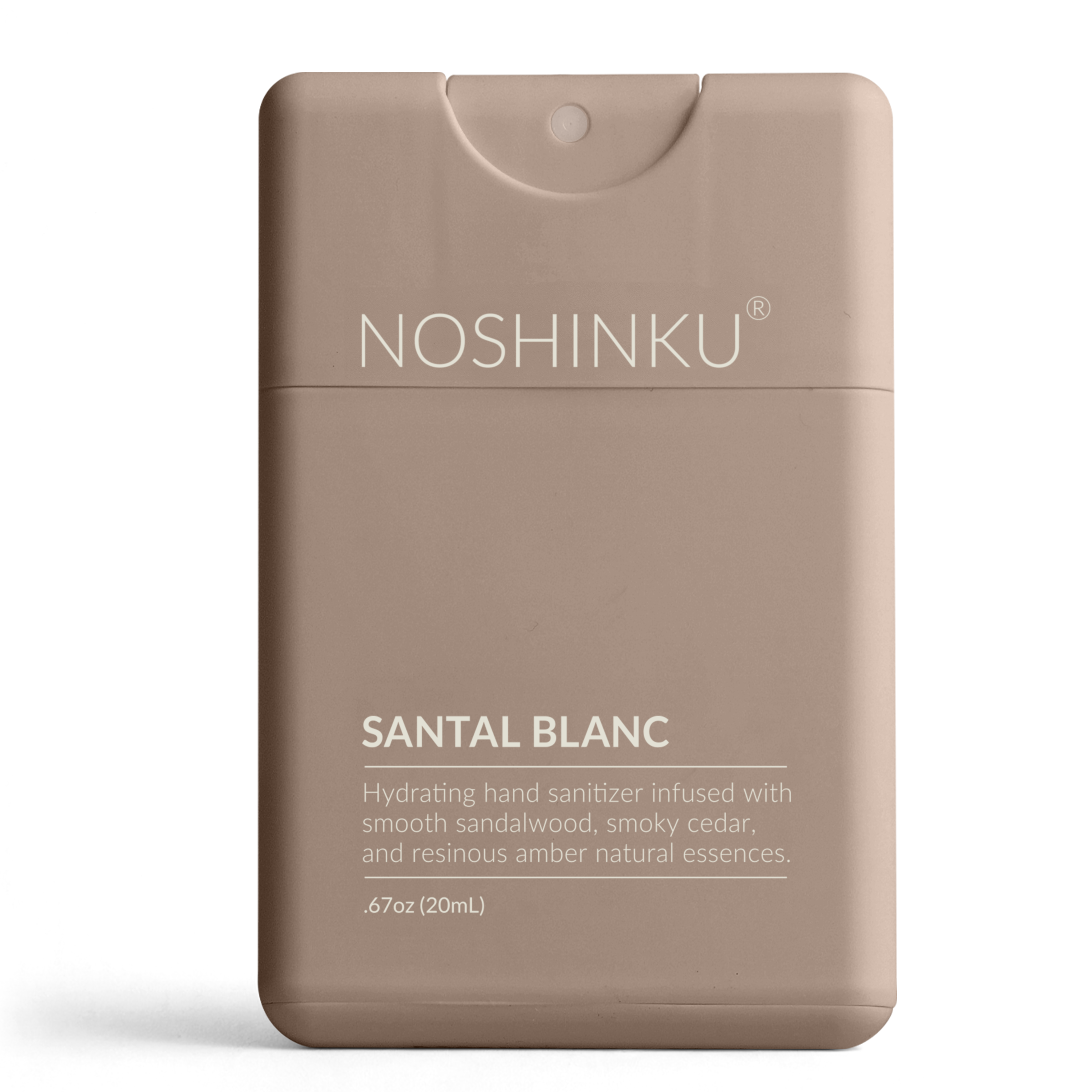 Refillable Santal Blanc Hydrating Pocket Hand Sanitizer