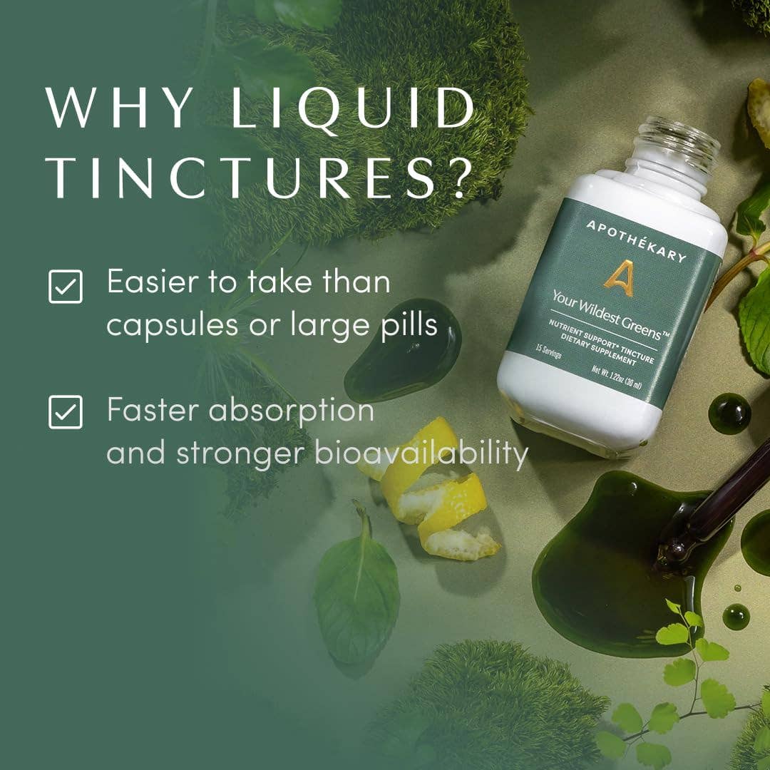 Your Wildest Greens™ greens & nutrient support herbal drops