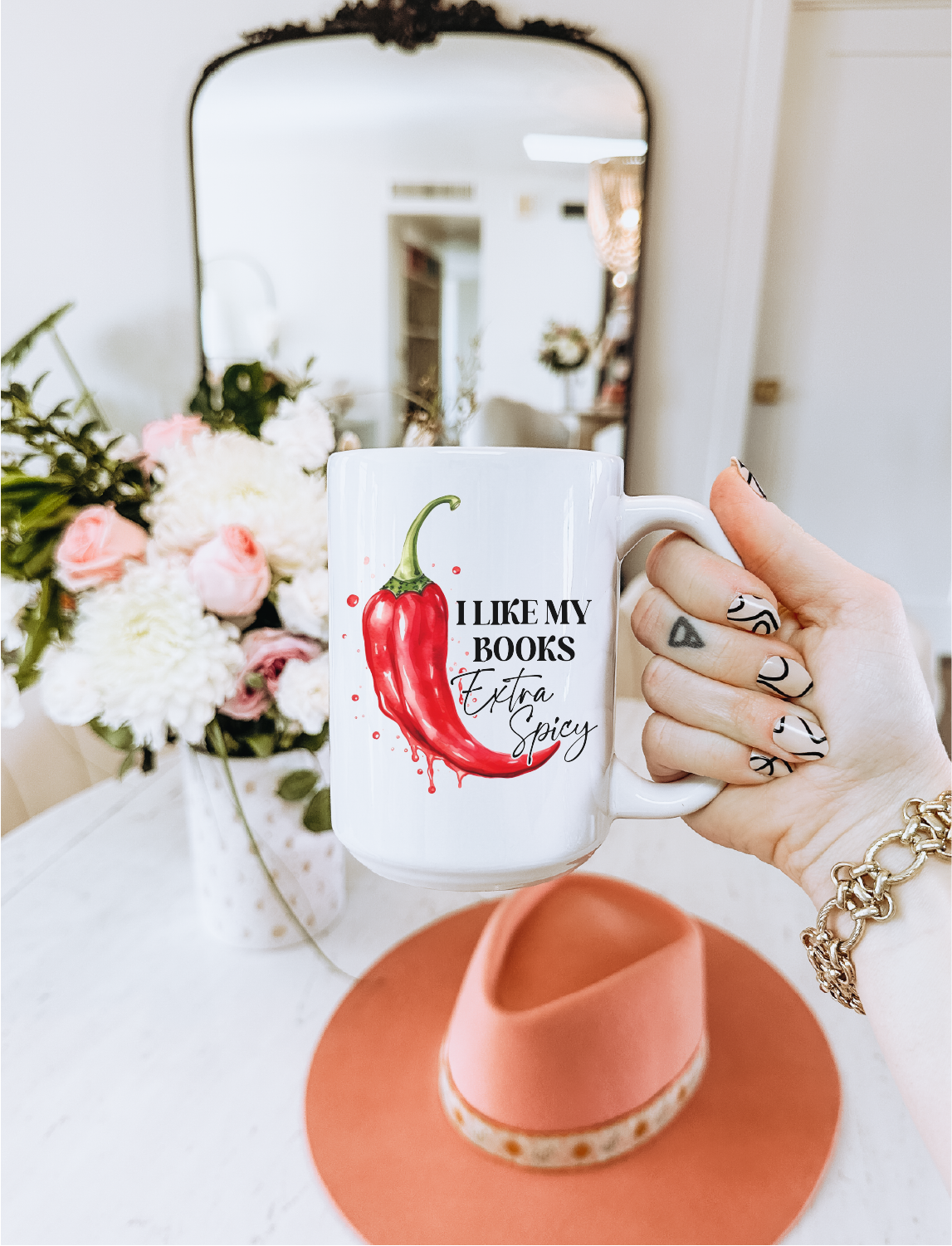 I Like My Books Extra Spicy Mug | Bookish Mug