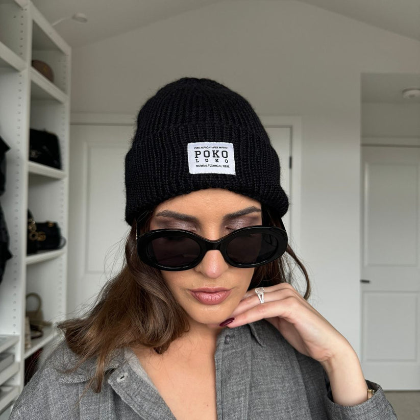 Alpaca Fisherman Hat - Black