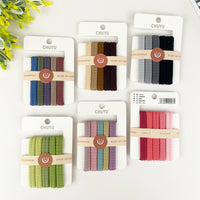 5pcs High Elastic Rubber Band Ponytail Hair Tie