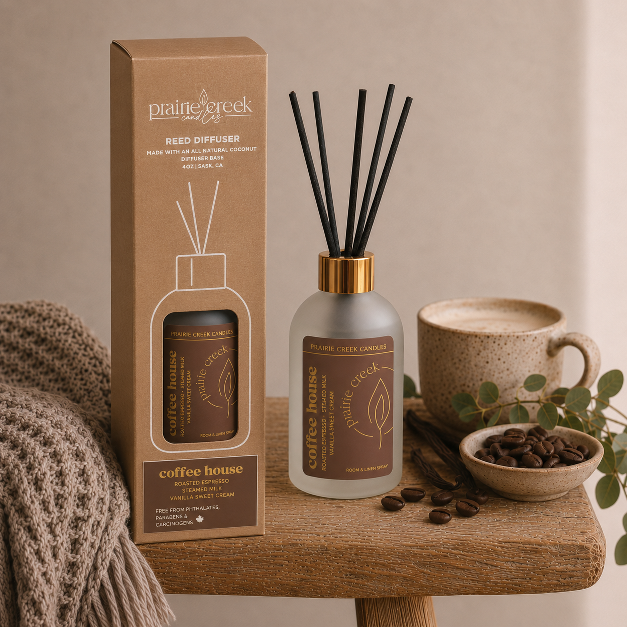 COFFEE HOUSE | NON TOXIC REED DIFFUSER | FALL COLLECTION