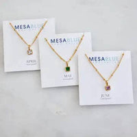 Birthstone Necklace - Waterproof