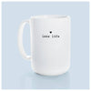 Lake life small heart | ceramic mug