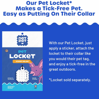 NATPAT Pet Locket: Pet Care Collar Tag for Natural Patches