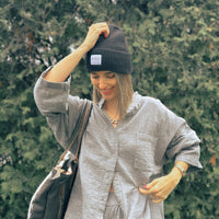 Alpaca Fisherman Hat - Black