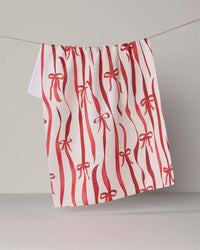 Falling Ribbon Tea Towel - Holiday 2026