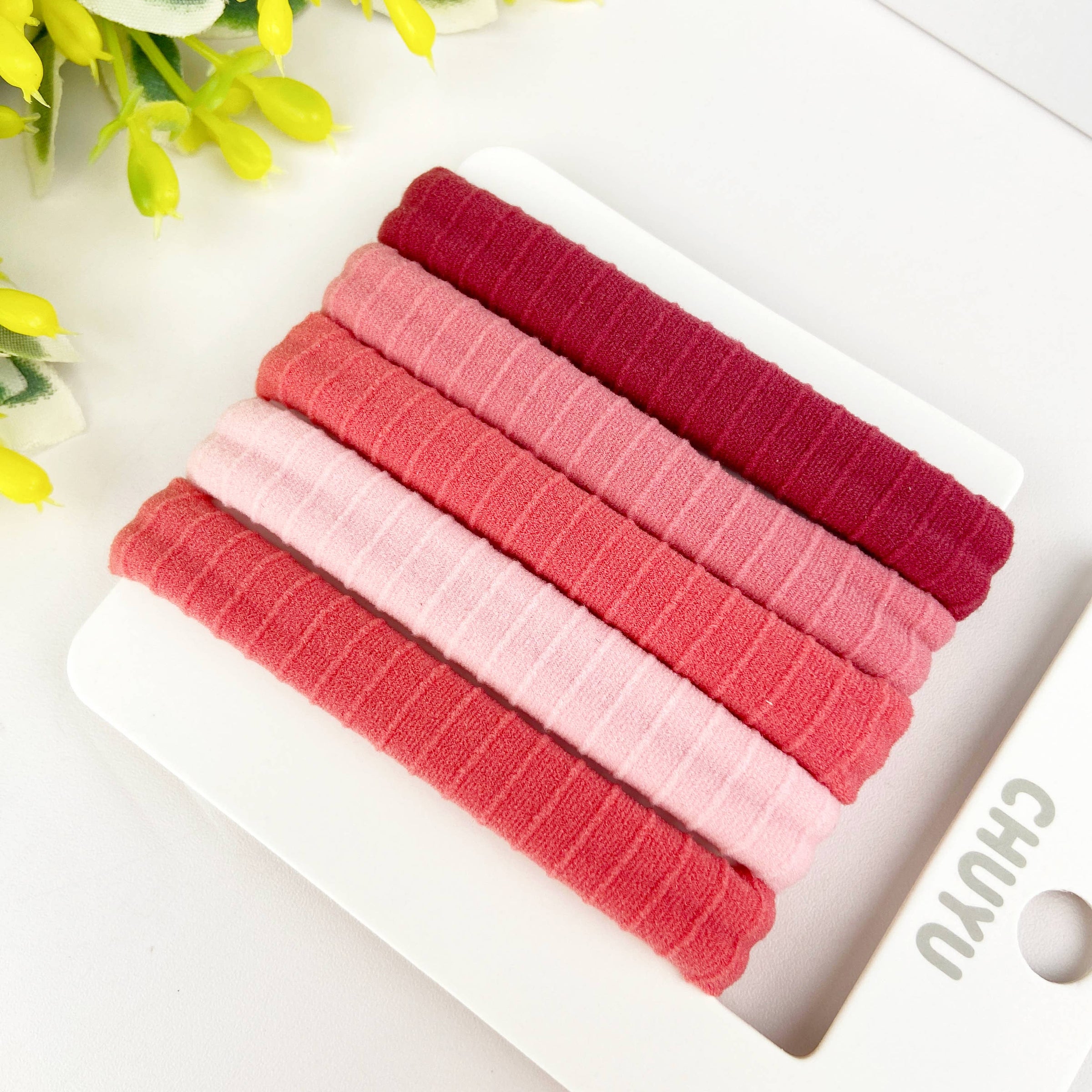 5pcs High Elastic Rubber Band Ponytail Hair Tie