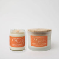 JUST PEACHY | NON TOXIC SOY WAX CANDLE | SUMMER COLLECTION