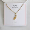 Birth Flower Necklaces - Waterproof