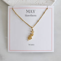 Birth Flower Necklaces - Waterproof