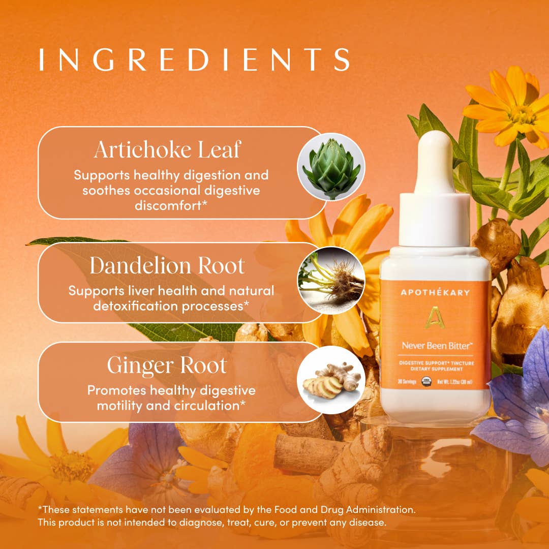 Never Been Bitter™ - digestive relief drops