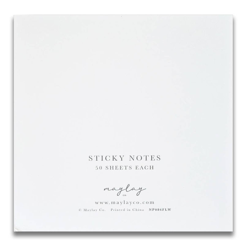 Summer Florals Mini Sticky Notes Set