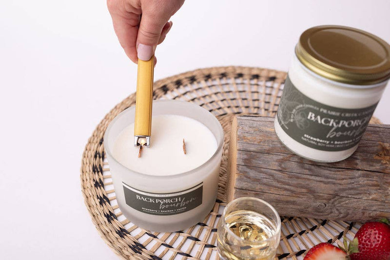 BACK PORCH BOURNON | NON TOXIC SOY WAX CANDLE | FALL COLLECT