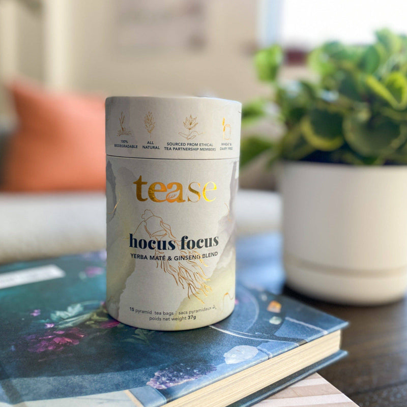 Focus & Flow Adaptogen Ginseng + Ginkgo Superfood Tea Blend