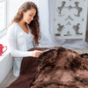Faux Fur Sherpa Throw Blanket