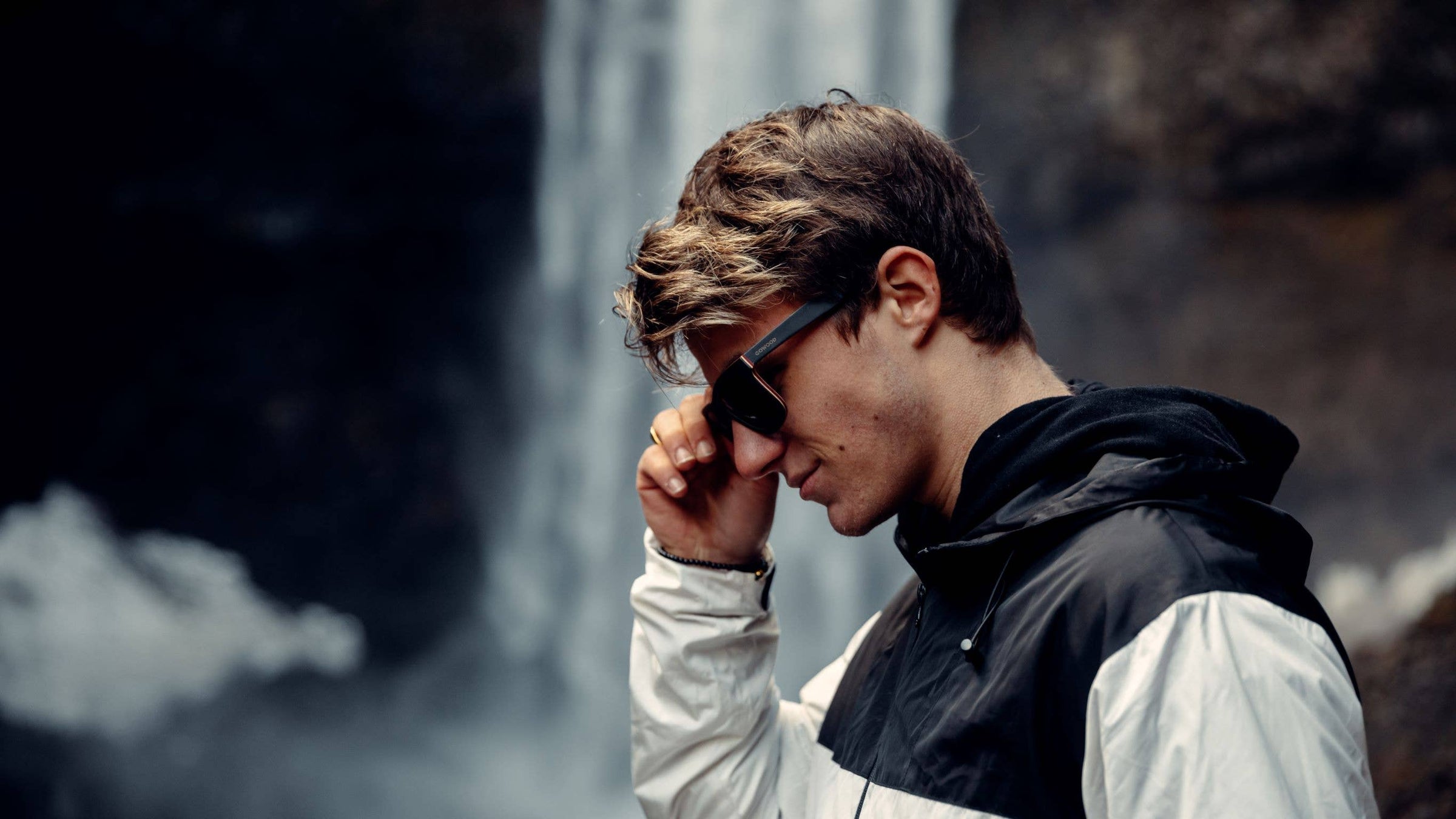 Canadian Black Maple Sunglasses with Black Polarized Lenses