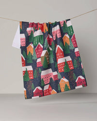 Alpine Village Tea Towel - Holiday 2026