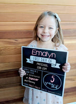 Reversible Back to School Eraseable Board