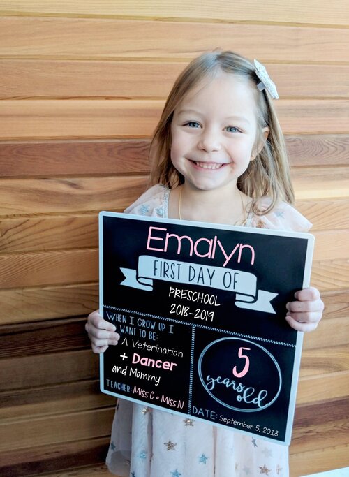 Reversible Back to School Eraseable Board