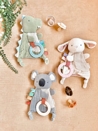Bitzy Crinkle™ Sensory Toy With Teether