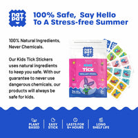 NATPAT Tick Repellent Stickers: Bug Patch, Safe for Kids