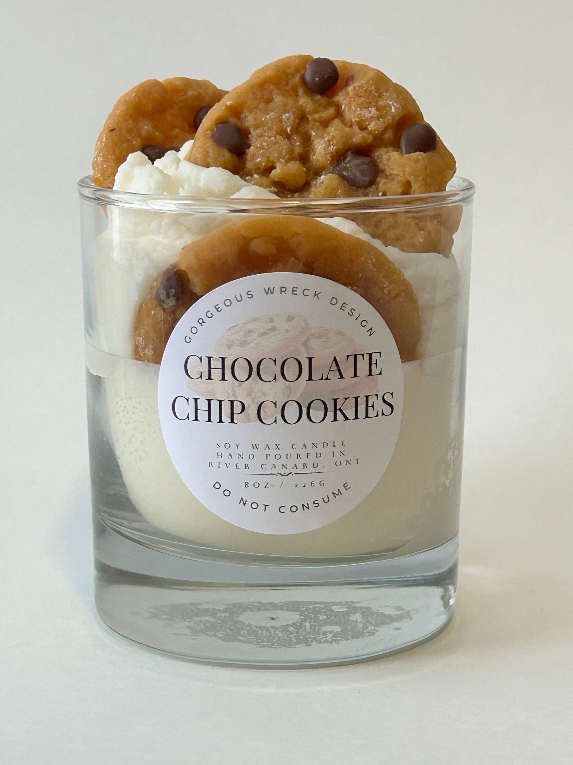 Chocolate Chip Cookie Dessert Candle