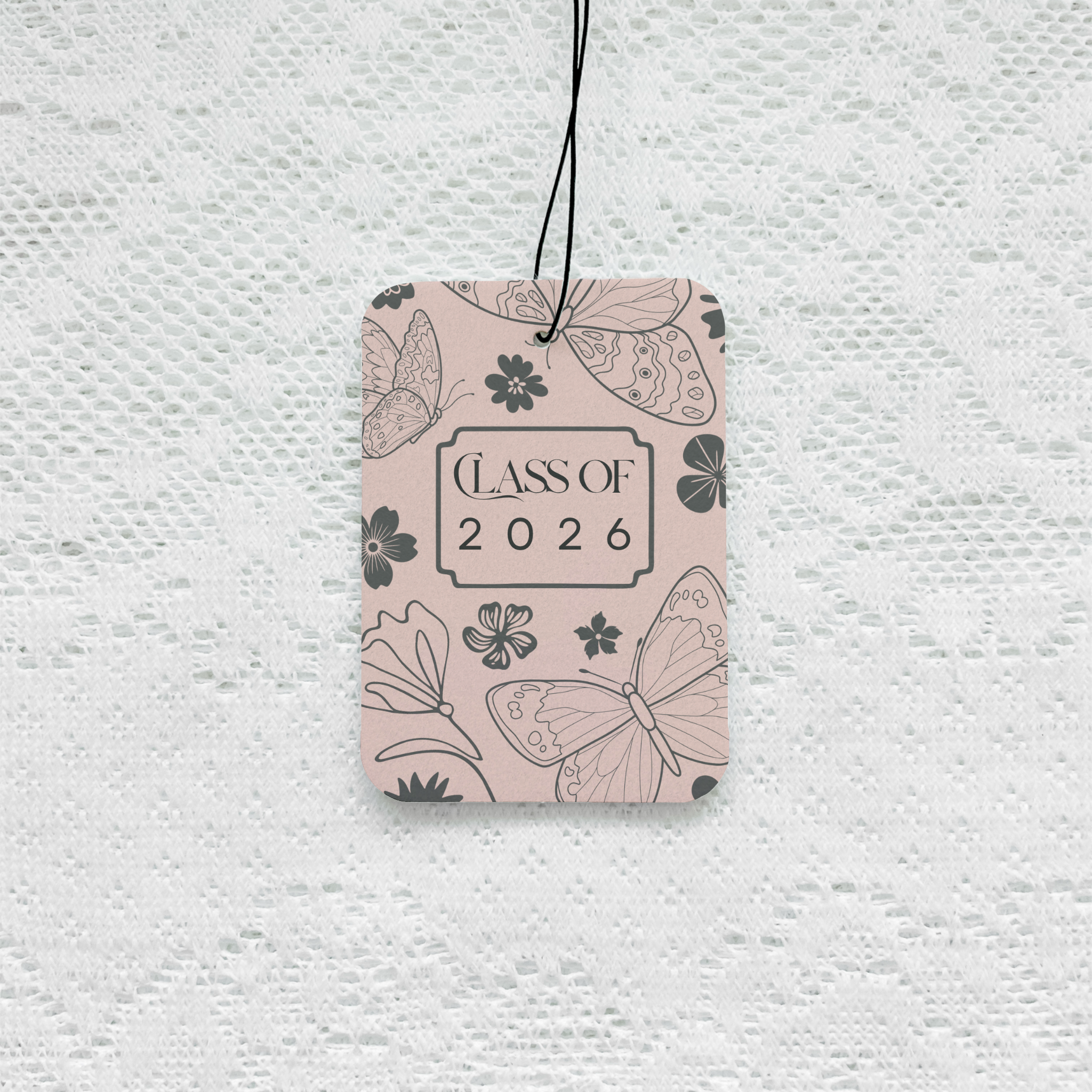 Class of 2026 - Pink Car Air Freshener