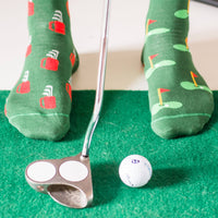 Men’s Golf Clubs & Green Socks