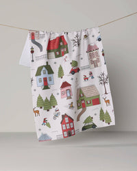 Winter Village Tea Towel - Holiday 2026