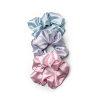 Lemon Lavender Mane Squeeze Oversized Satin Scrunchie Set