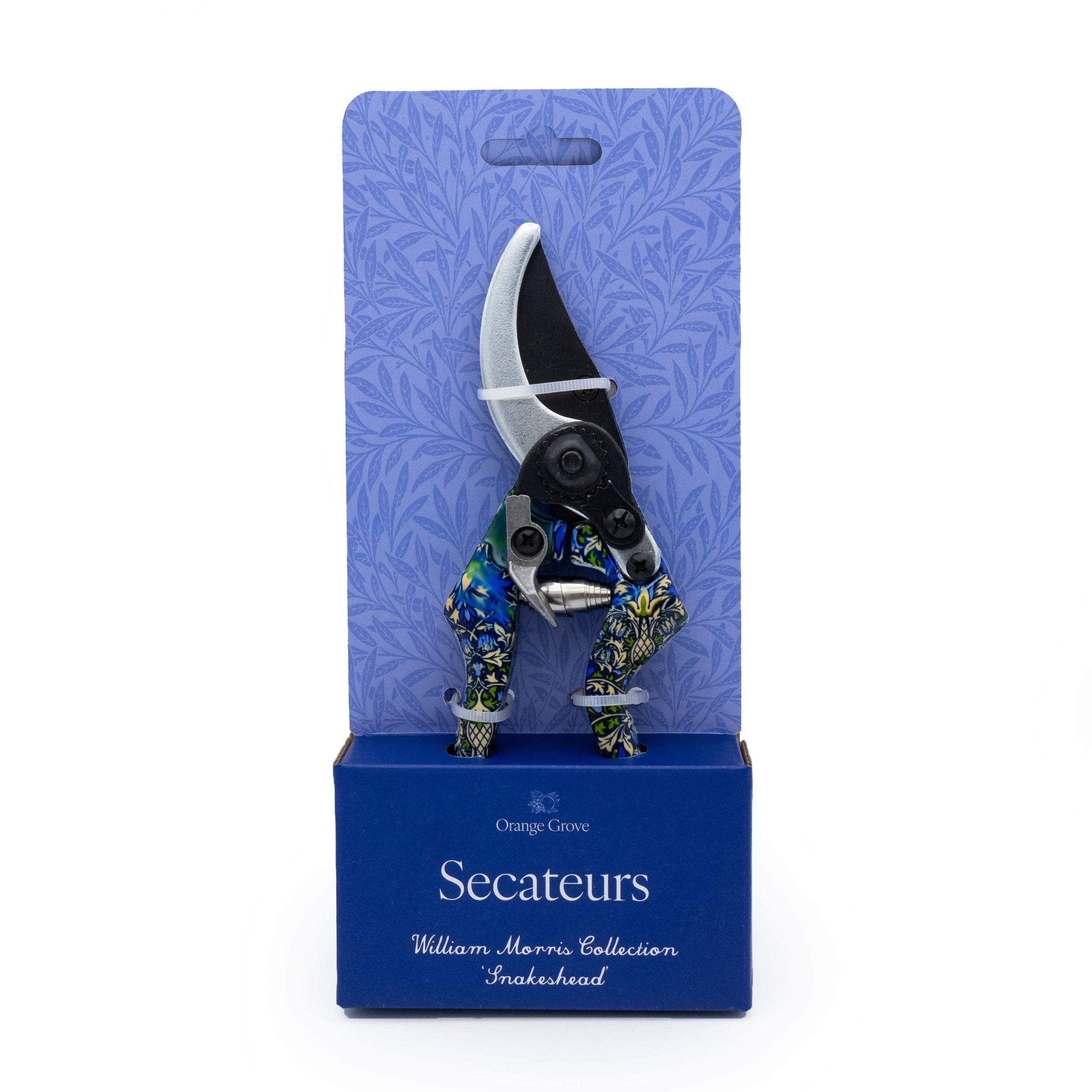 Orange Grove Secateurs - William Morris Snakeshead Design