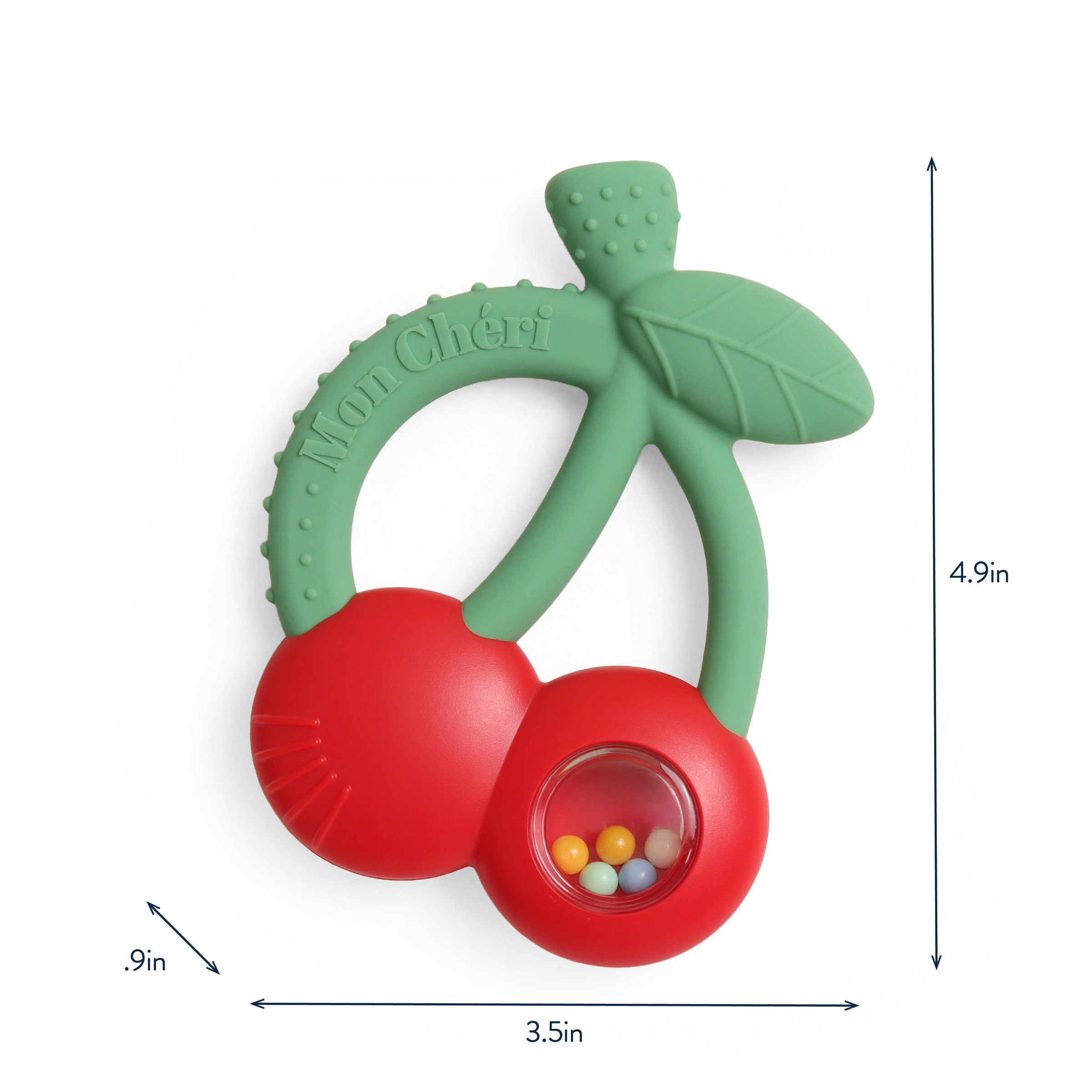 Bitzy Shake™ - Silicone Teether with Rattle