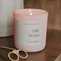 Girl Mama 15 oz Soy Candle, Matte Jar
