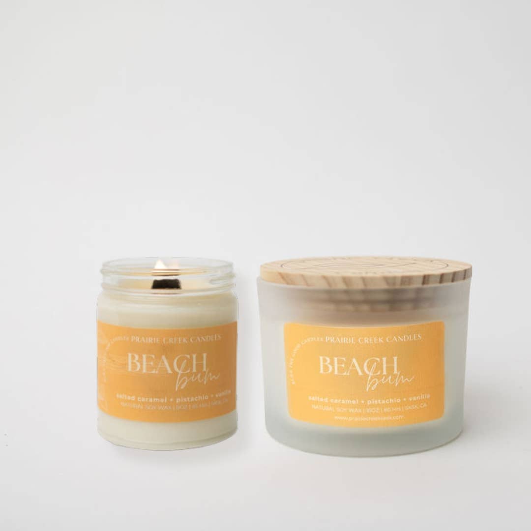 BEACH BUM | NON TOXIC SOY WAX CANDLE | SUMMER COLLECTION