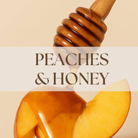 PEACHES & HONEY | 8OZ NON TOXIC SOY CANDLE | FALL COLLECTION