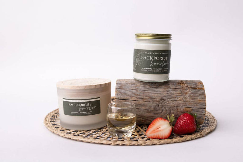 BACK PORCH BOURNON | NON TOXIC SOY WAX CANDLE | FALL COLLECT