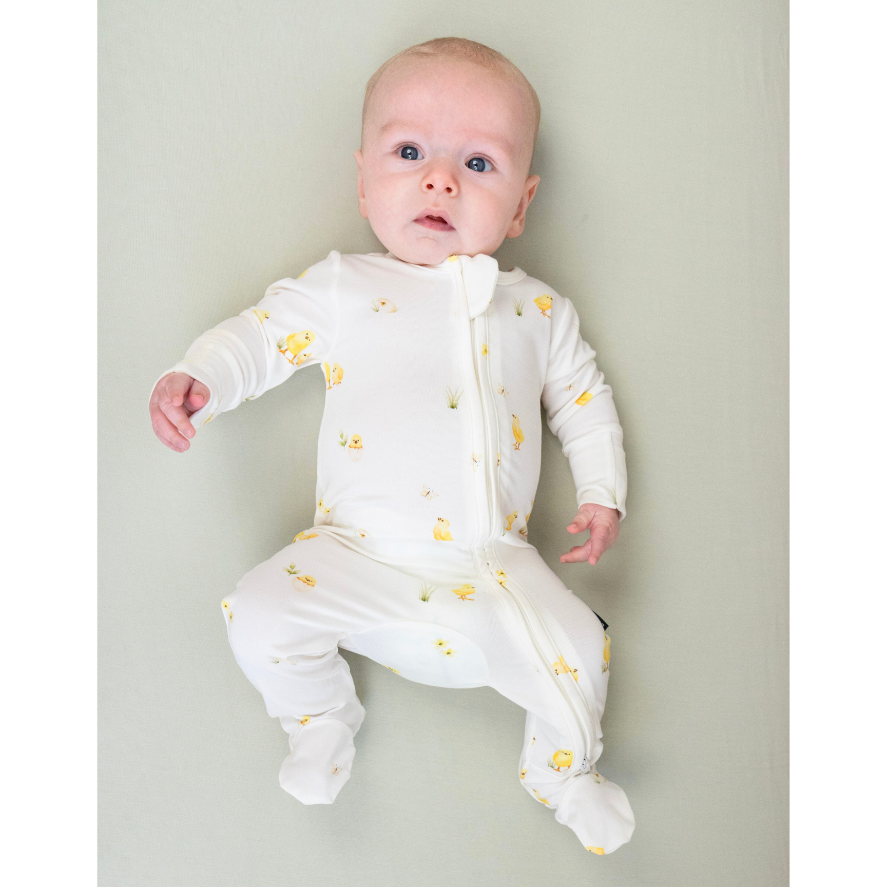 Footed Zipper Sleeper - Chicks