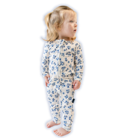 Footless Sleeper w/ Fold-over Cuffs - Bluebell