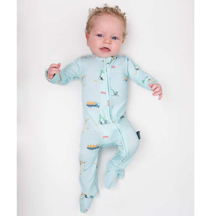 Footed Zipper Sleeper - Construction