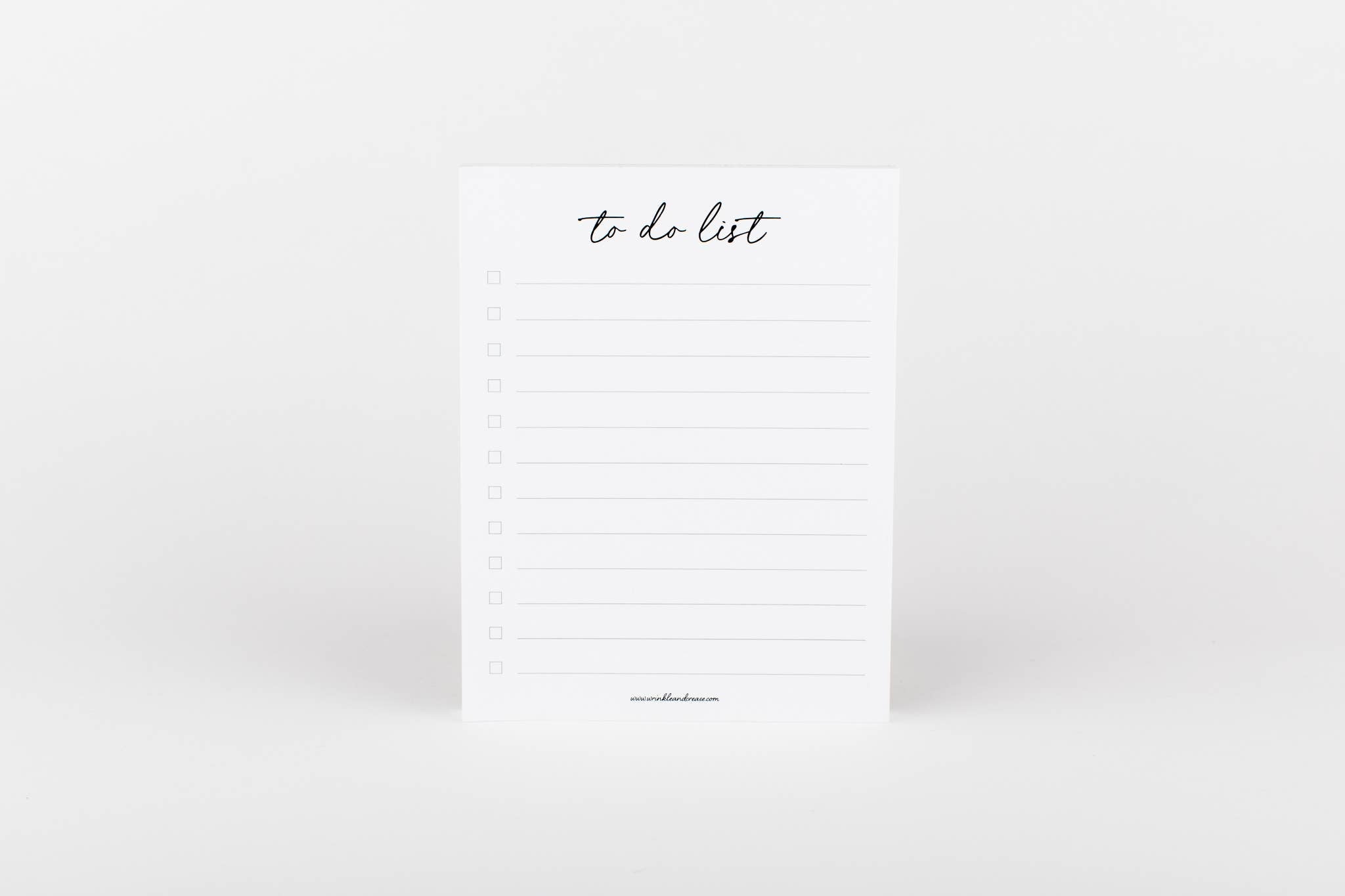 To Do List Notepad