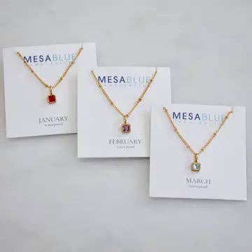 Birthstone Necklace - Waterproof