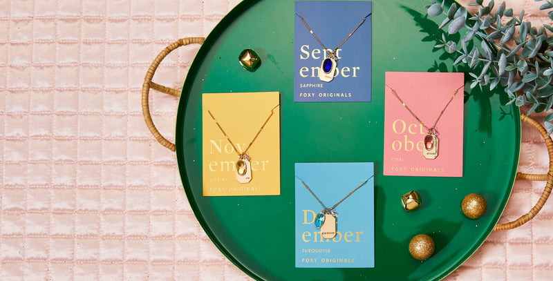 September Birthstone Necklace | Birthday Jewelry