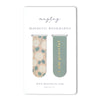 Hydrangeas Floral "I Am Grateful" Magnetic Gold Foil Bookmarks (Set of 2)