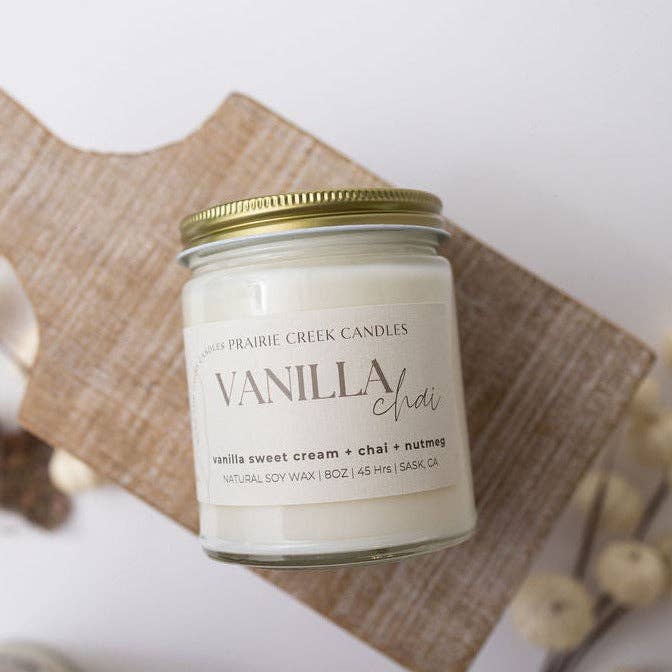 VANILLA CHAI | NON TOXIC SOY WAX CANDLE | FALL COLLECTION